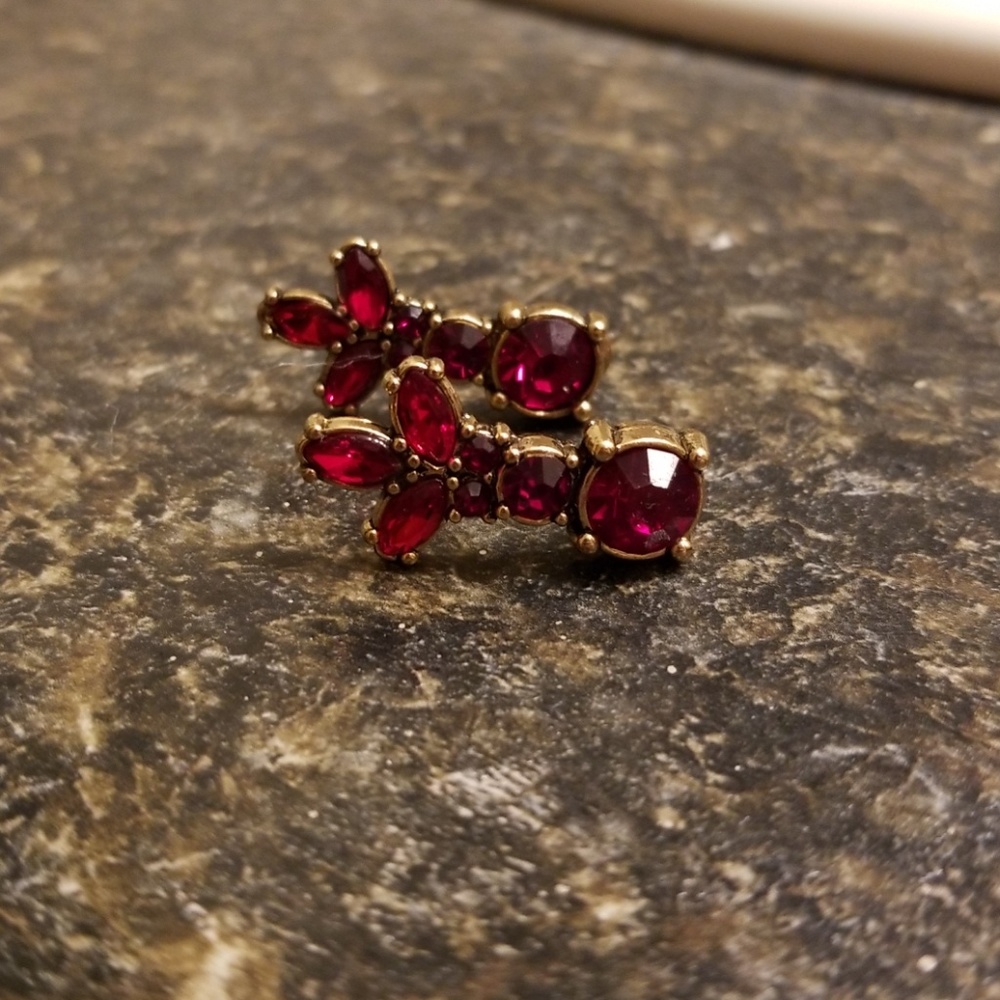 Vintage red earrings